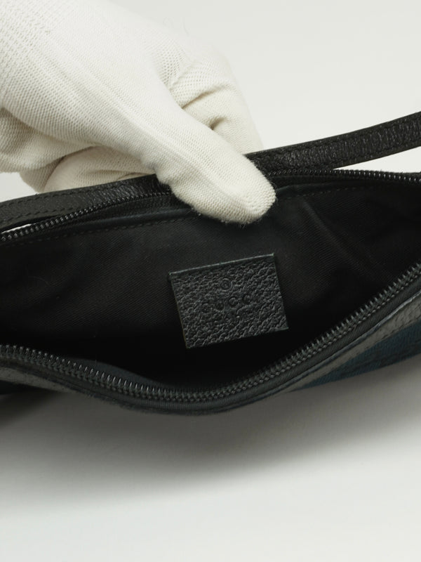 GUCCI MONOGRAM BOOT CHARM BAG