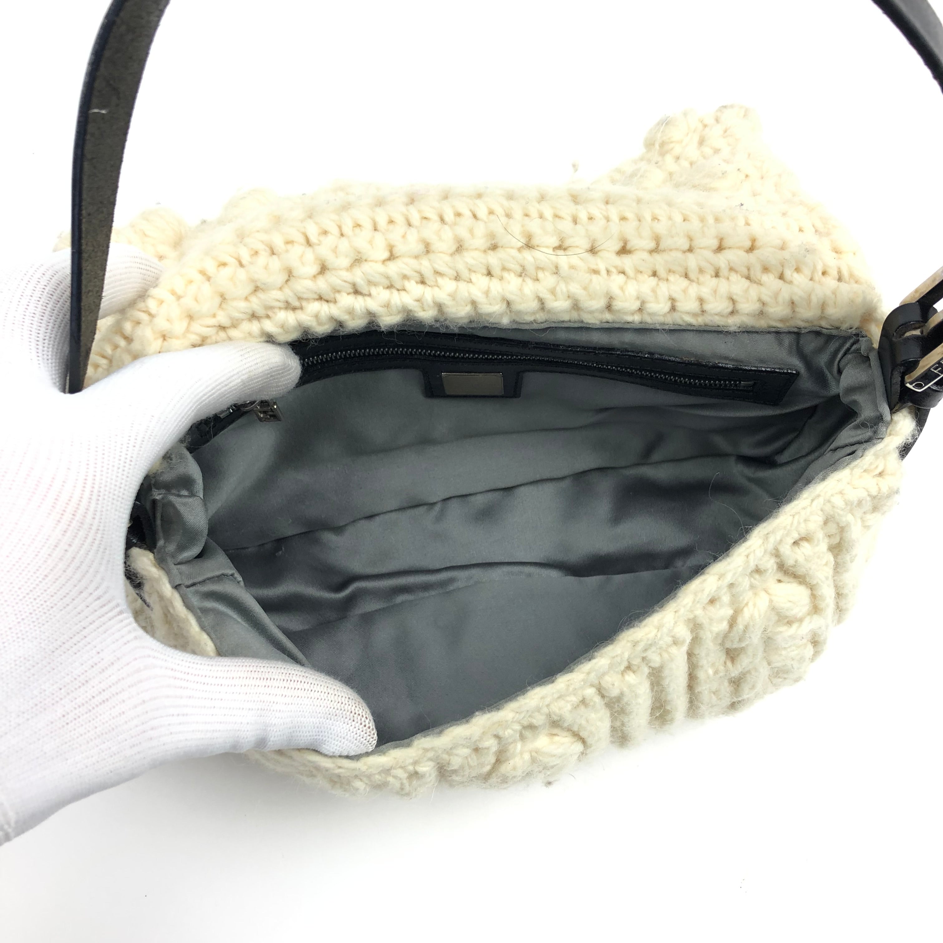 Fendi Crochet Baguette Bag
