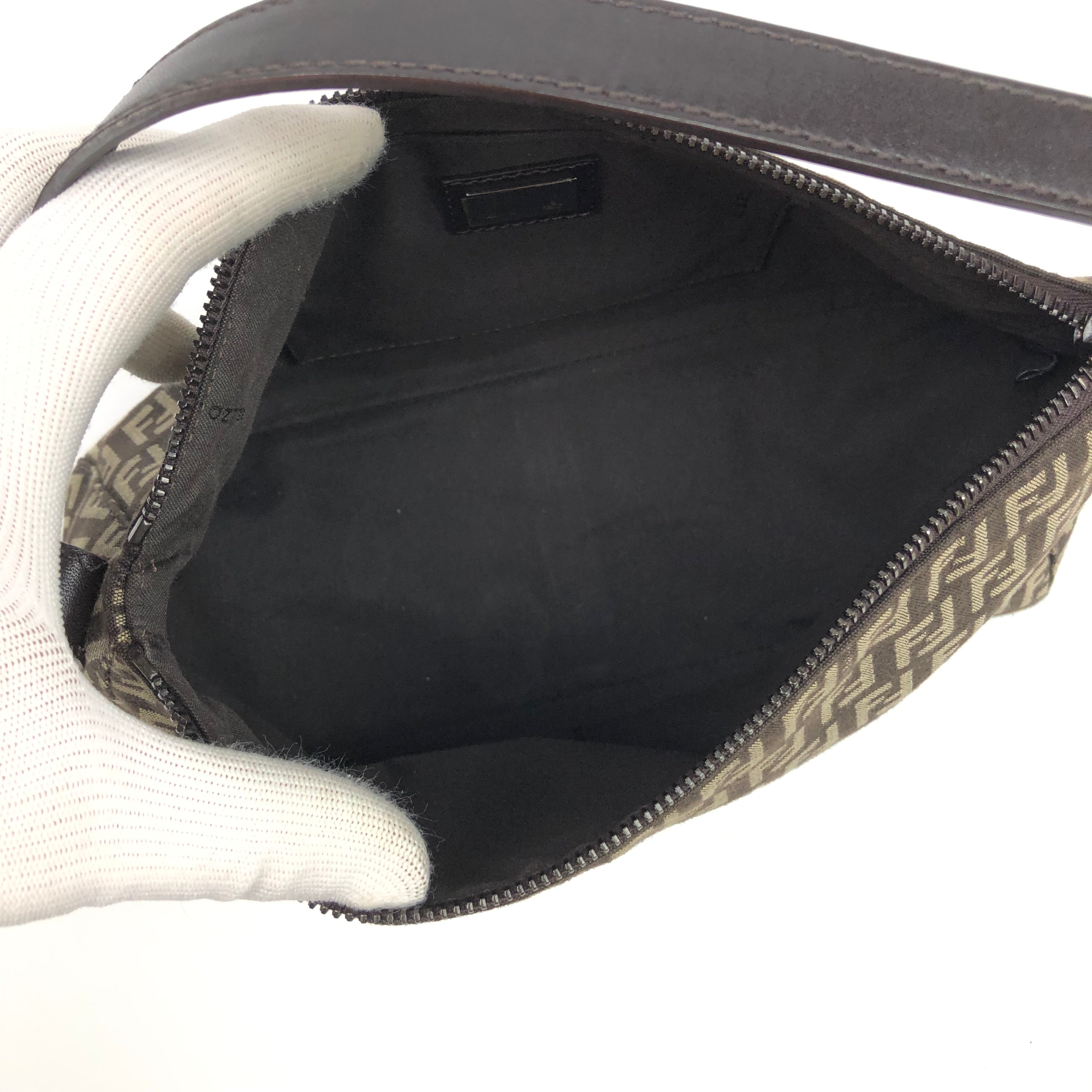 Authentic Fendi Zucca Shoulder Bag