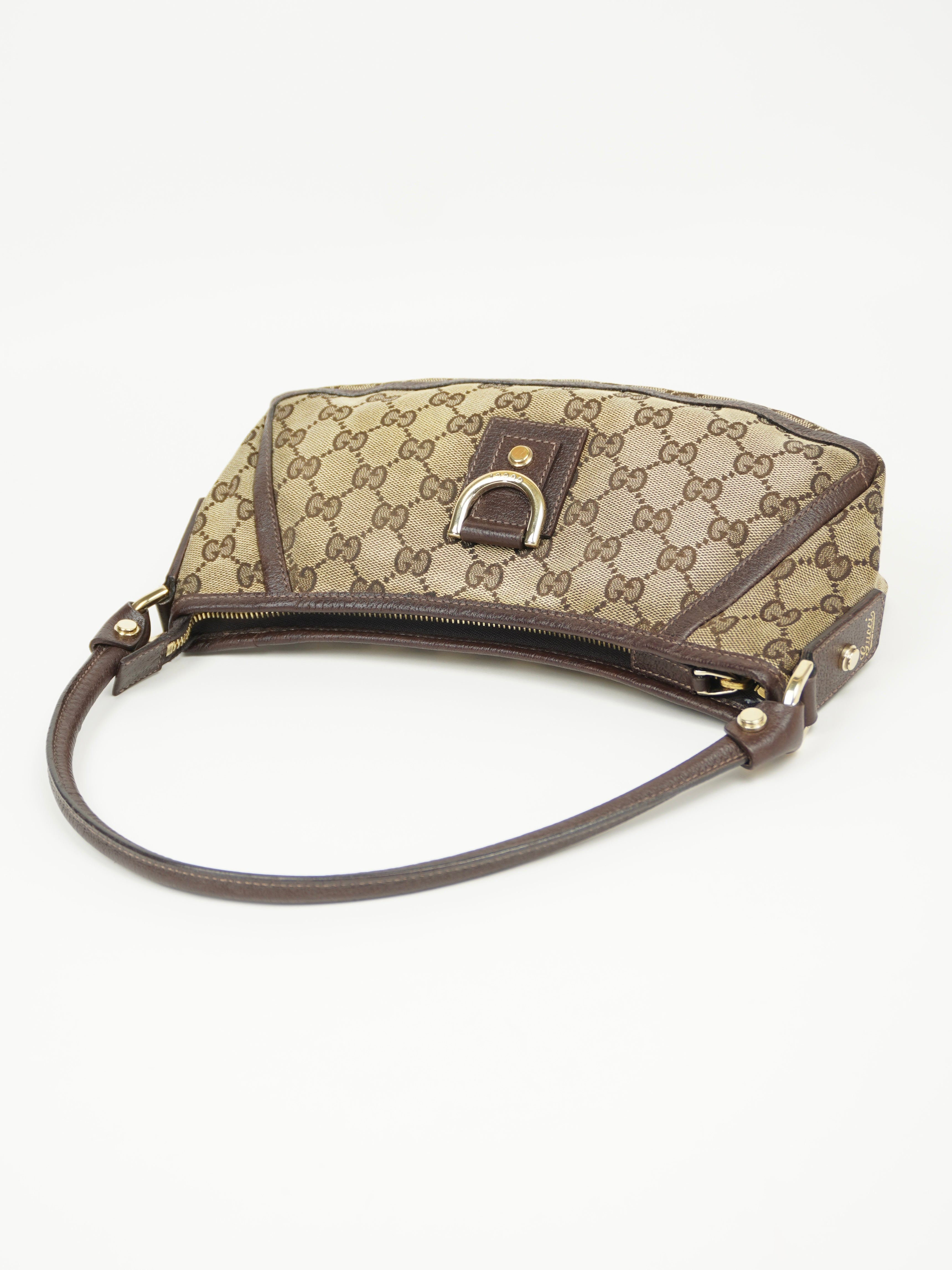 GUCCI MONOGRAM D RING BAG