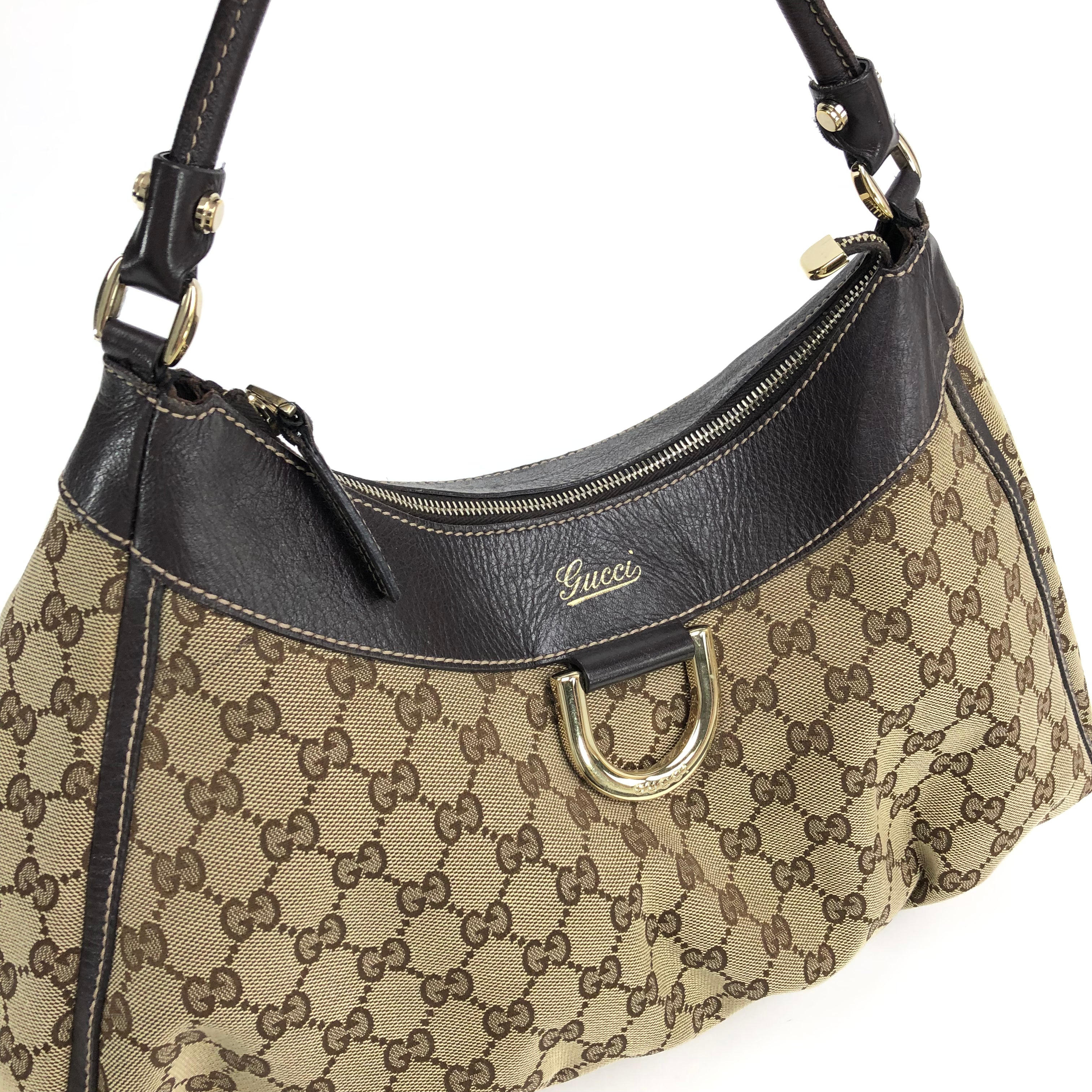 Gucci Monogram Abbey Shoulder Bag