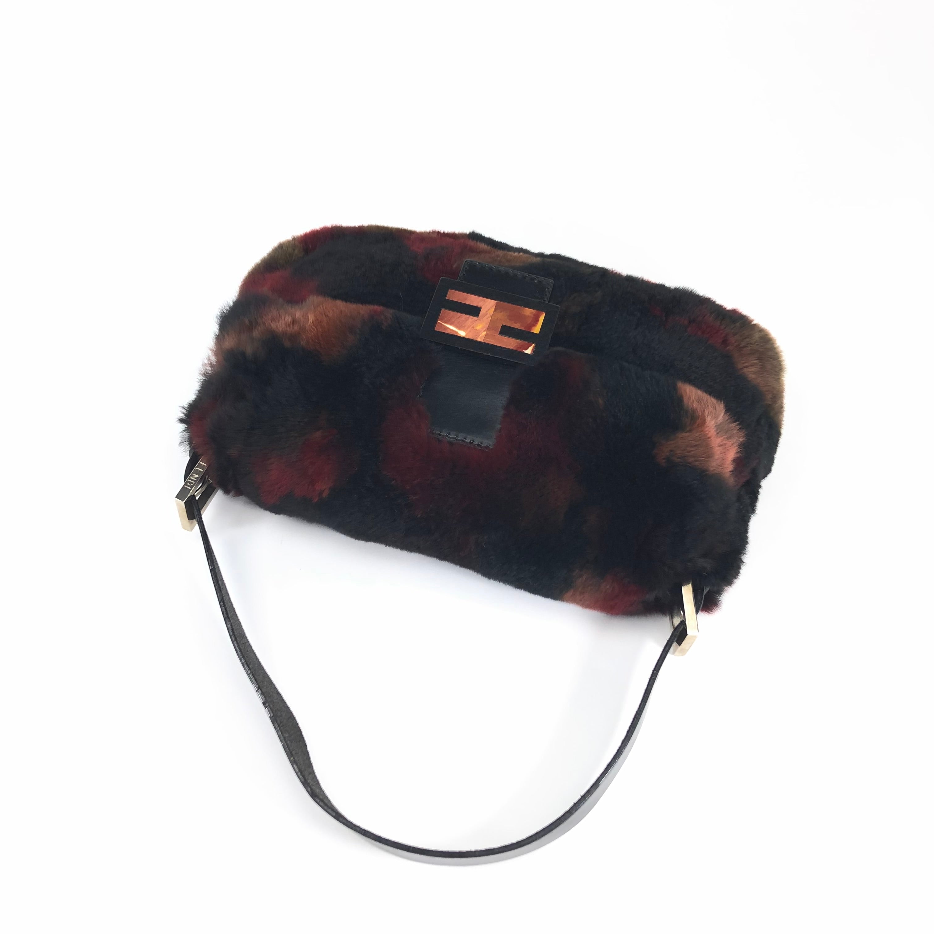 FENDI FUR BAGUETTE BAG