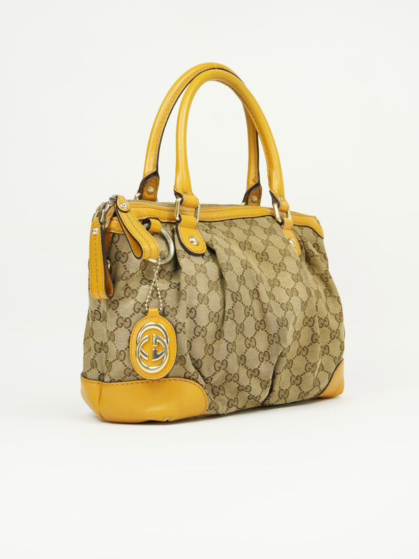 GUCCI MONOGRAM SUKEY TWO WAY BAG