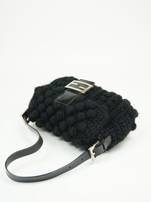 FENDI CASHMERE WOOL BAGUETTE