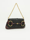 GUCCI TOM FORD HORSEBIT PYTHON CHAIN BAG