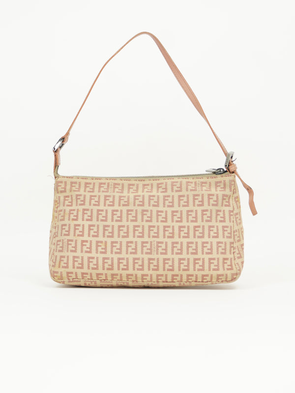 FENDI ZUCCA SHOULDER BAG