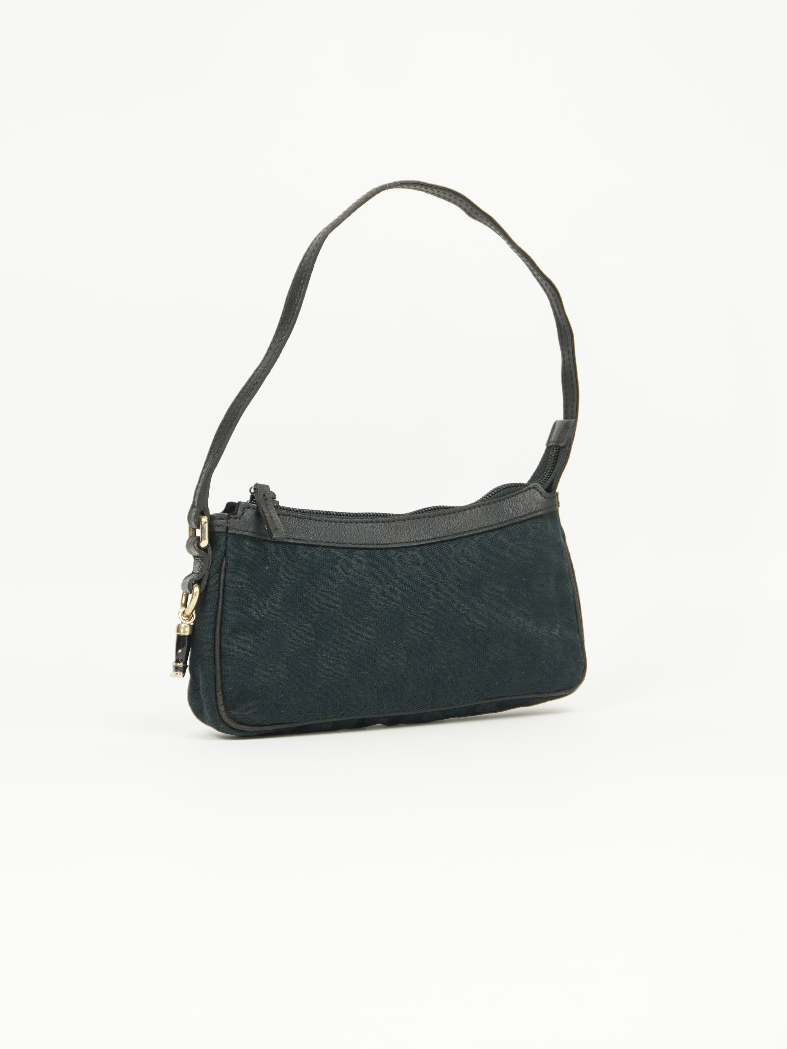 GUCCI MONOGRAM BOOT CHARM BAG