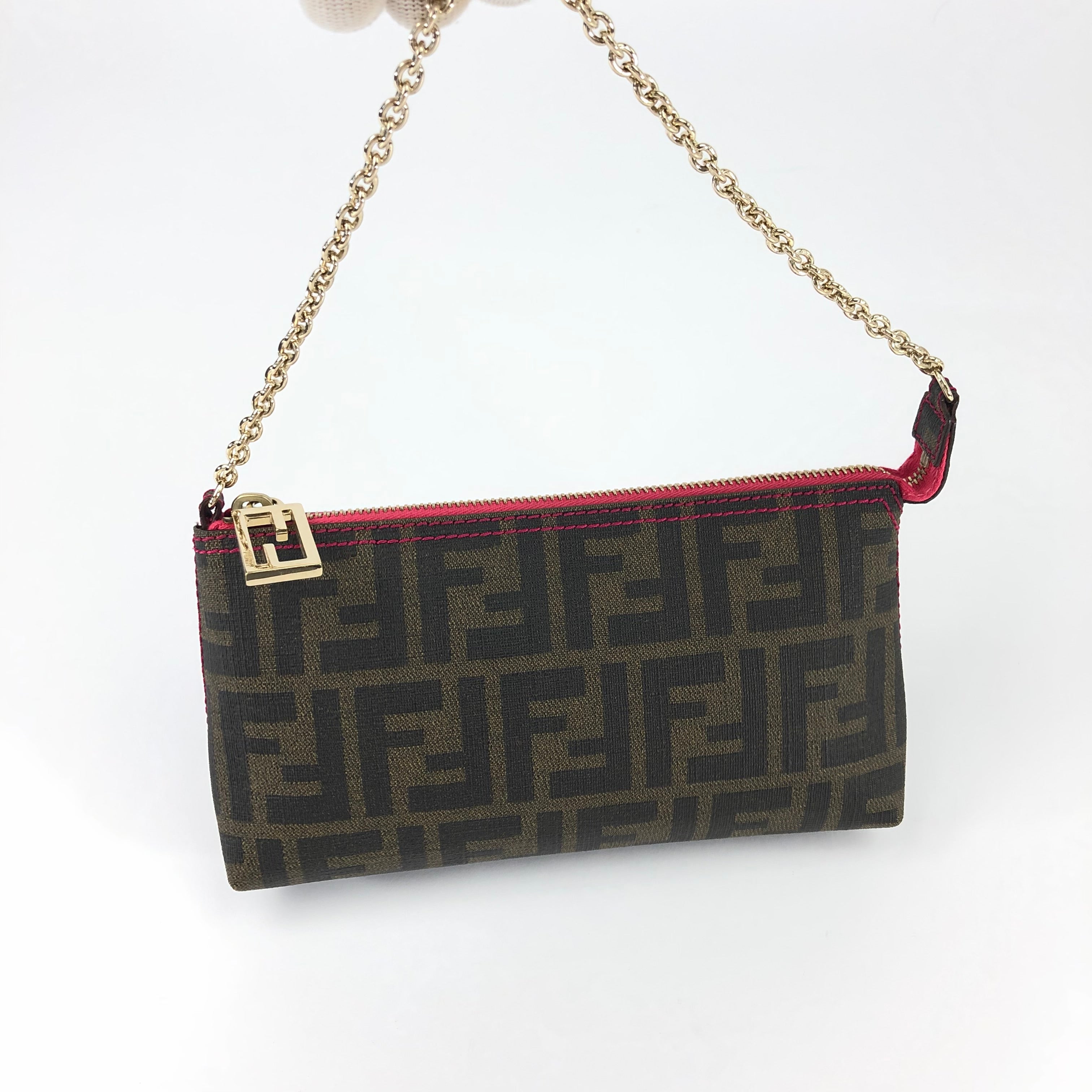 FENDI ZUCCA CHAIN BAG