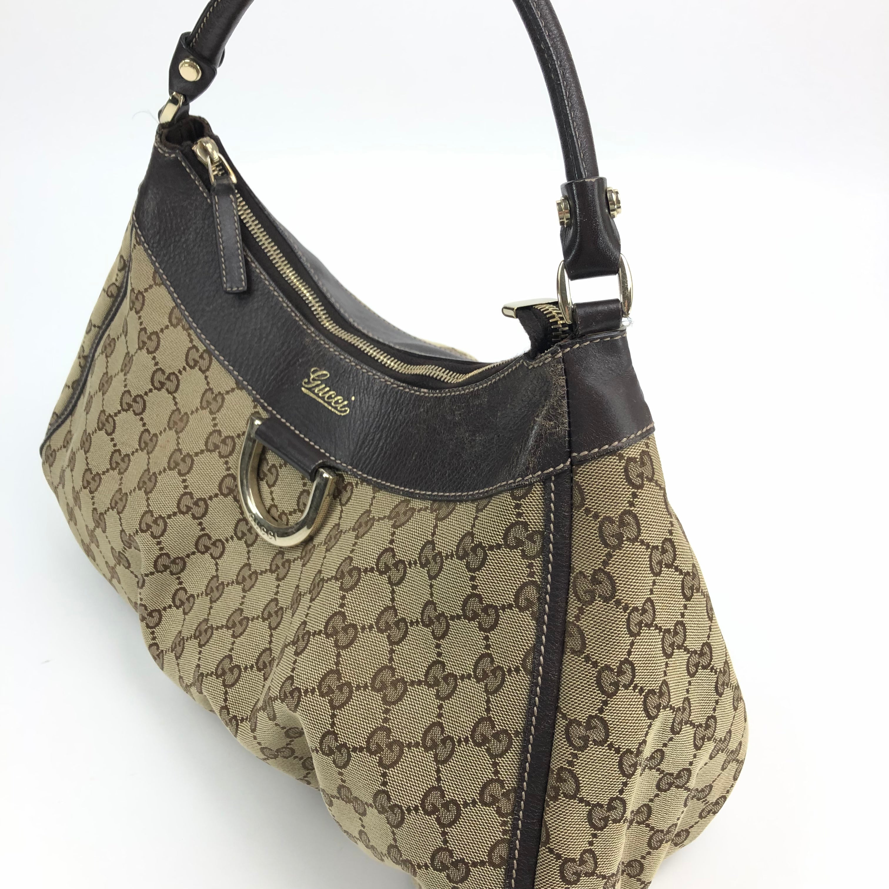 Gucci Monogram Abbey Shoulder Bag