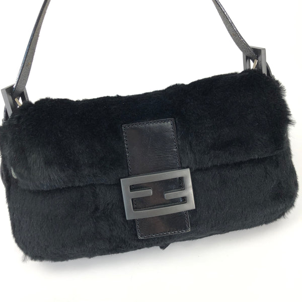 FENDI MINK FUR BAGUETTE BAG