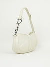 CHRISTIAN DIOR MONOGRAM BAG WITH SILVER HARDWARE