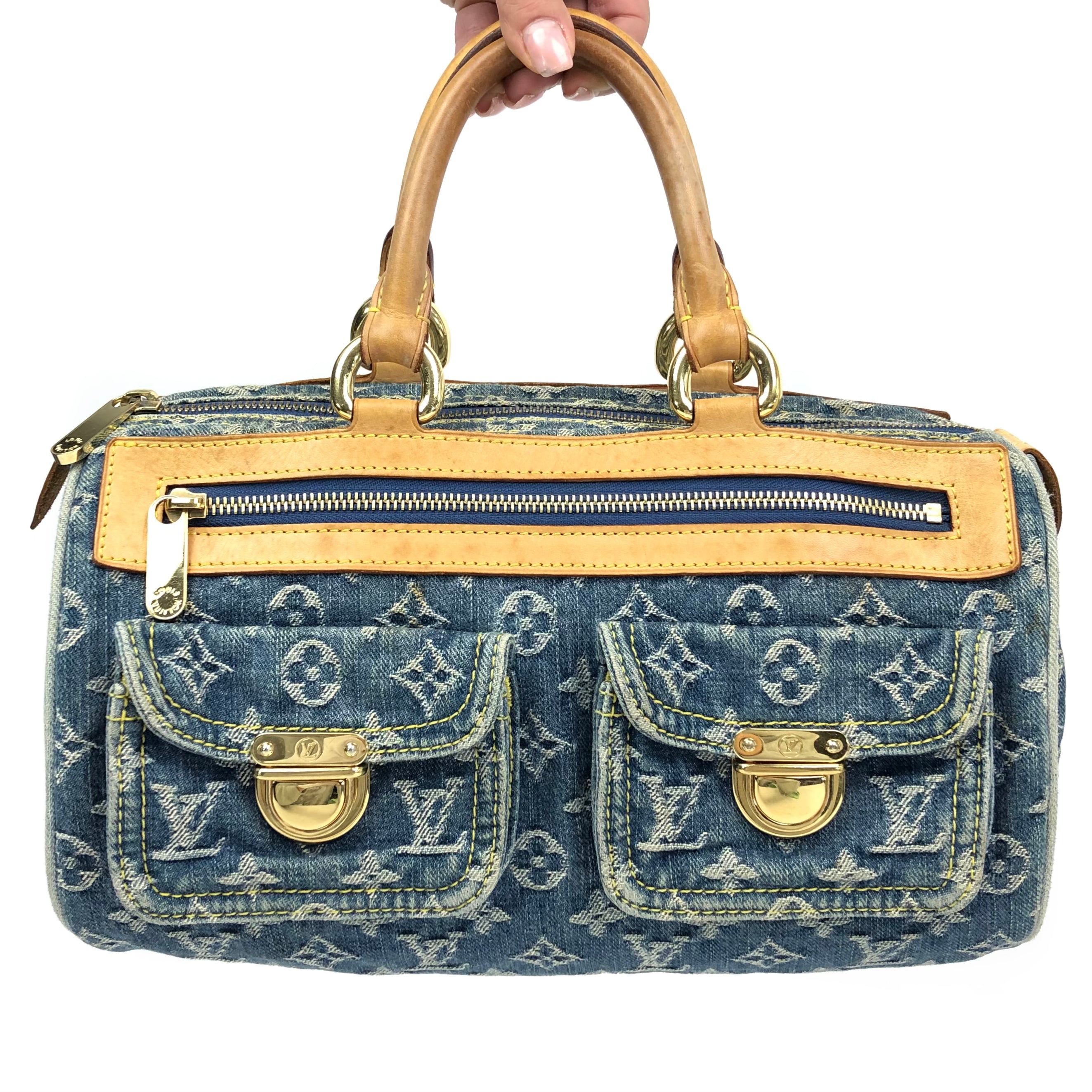 Louis Vuitton Neo Speedy Denim Bag