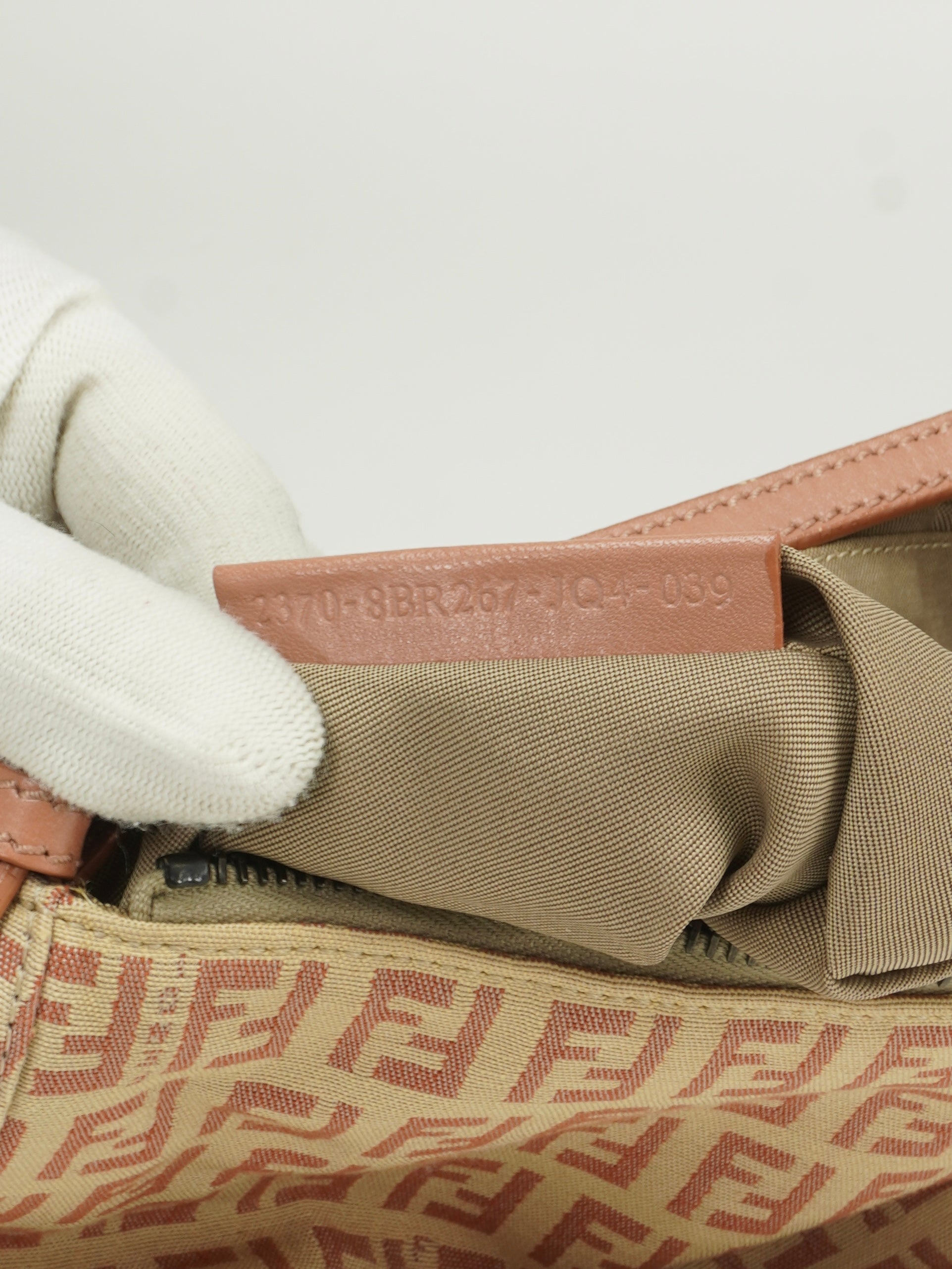 FENDI ZUCCA SHOULDER BAG