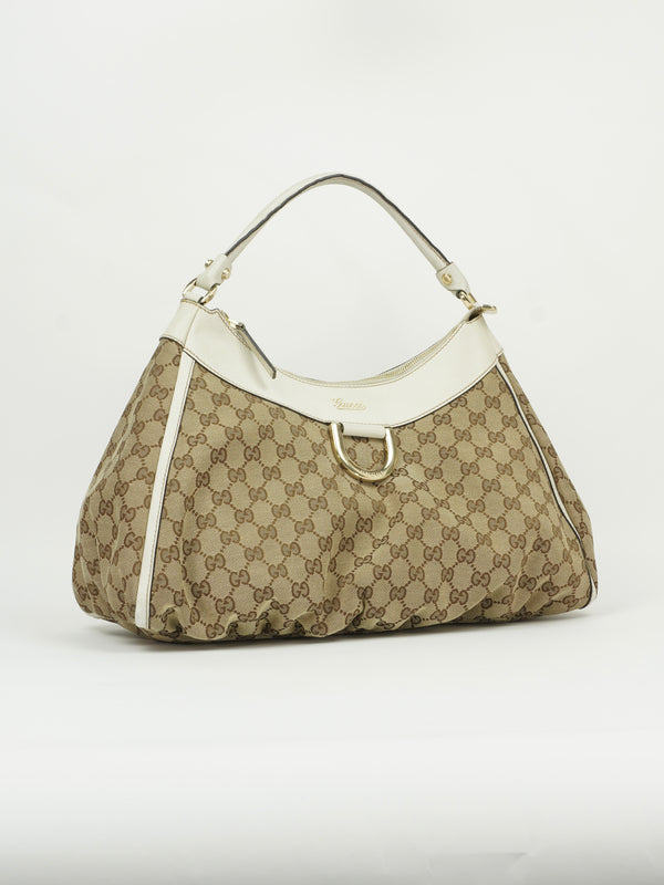 GUCCI MONOGRAM ABBEY BAG
