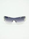 CHANEL RIMLESS CC LOGO SUNGLASSES