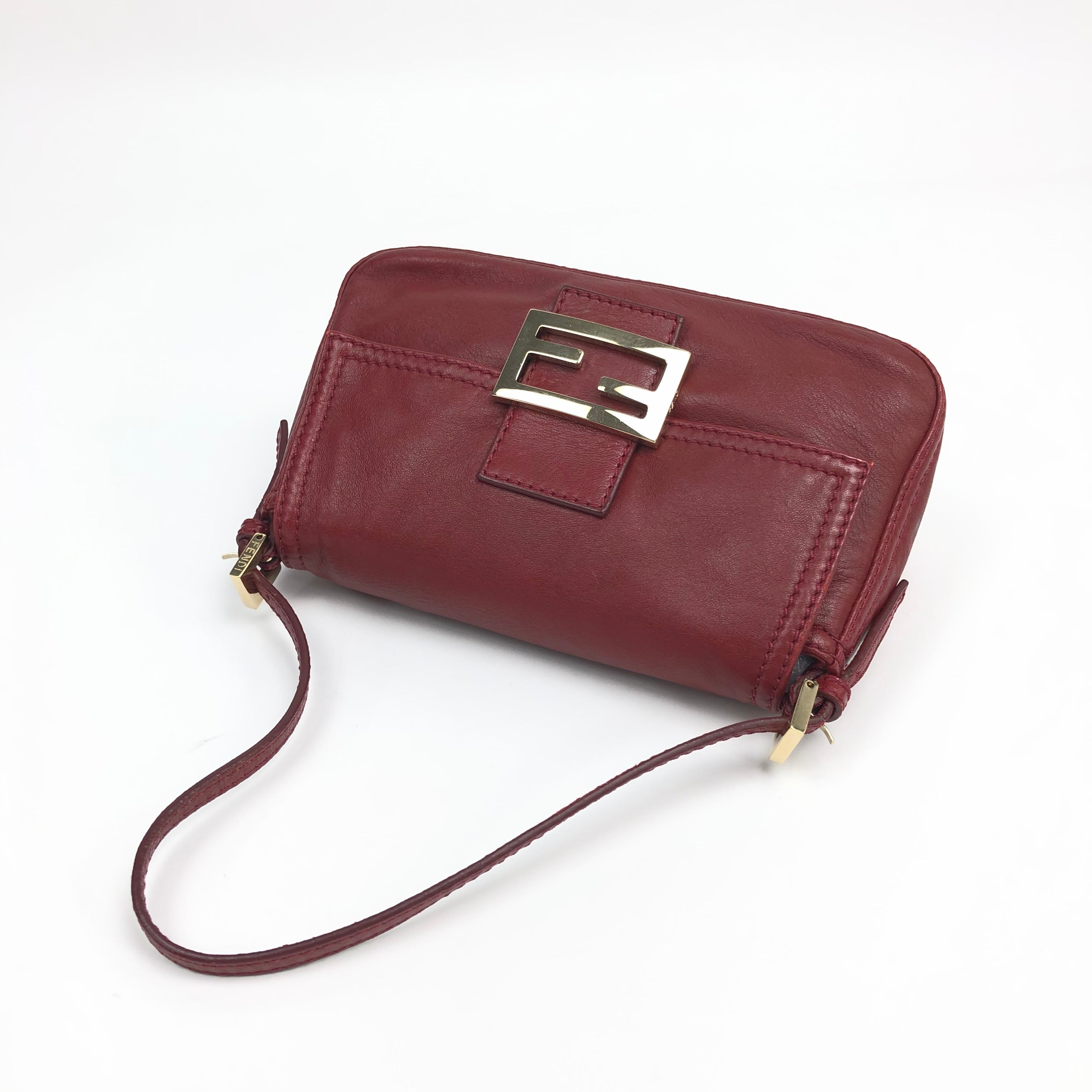 Fendi Leather Baguette Bag