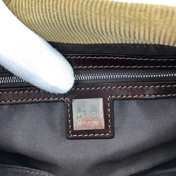 Fendi Corduroy Baguette Bag