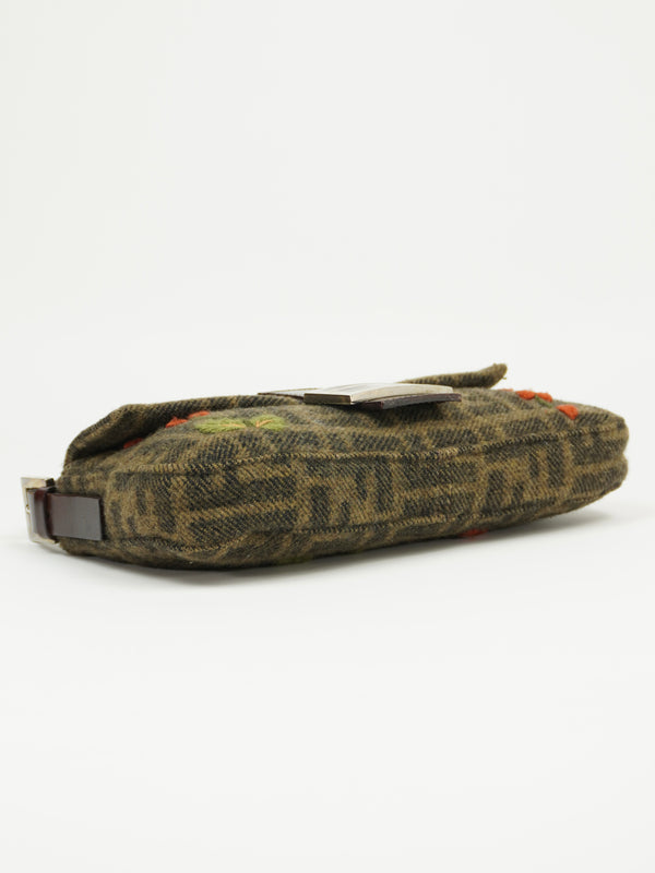 FENDI CASHMERE WOOL BAGUETTE
