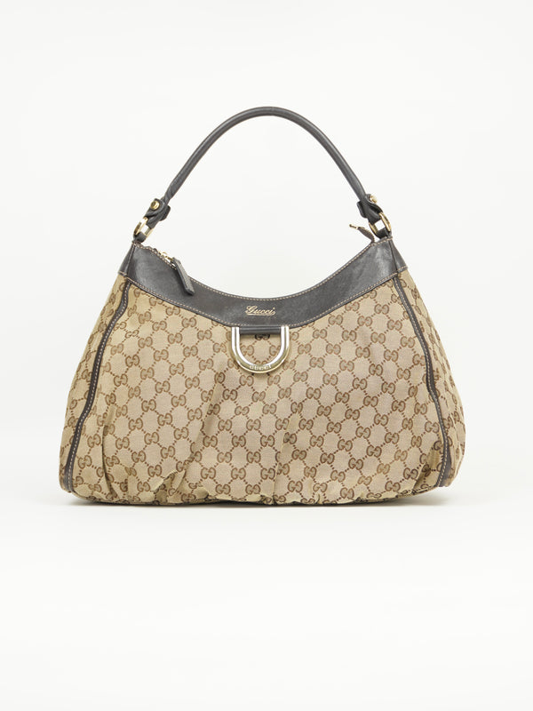 GUCCI MONOGRAM ABBEY BAG
