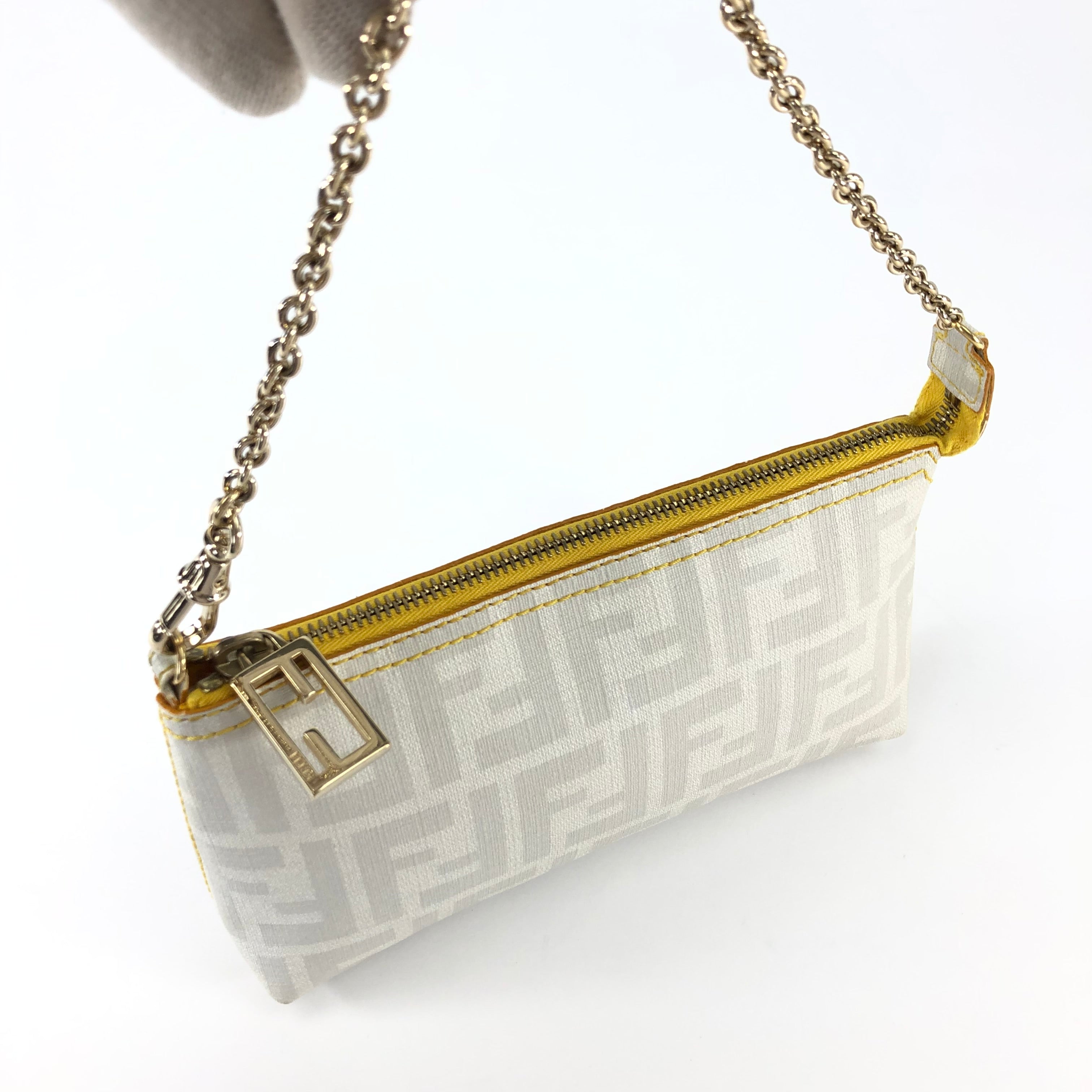 FENDI ZUCCA CHAIN BAG