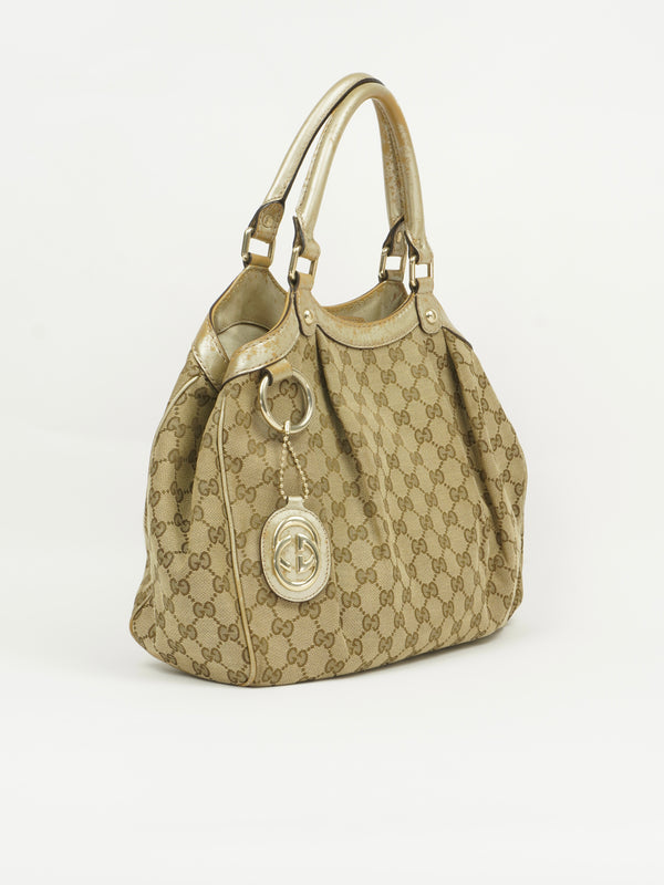GUCCI MONOGRAM SUKEY BAG