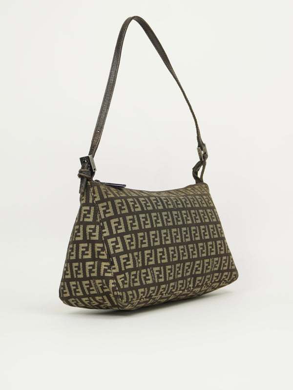 FENDI ZUCCA SHOULDER BAG