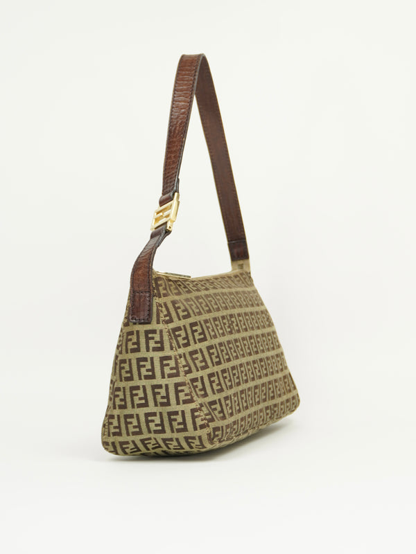 FENDI ZUCCA SHOULDER BAG