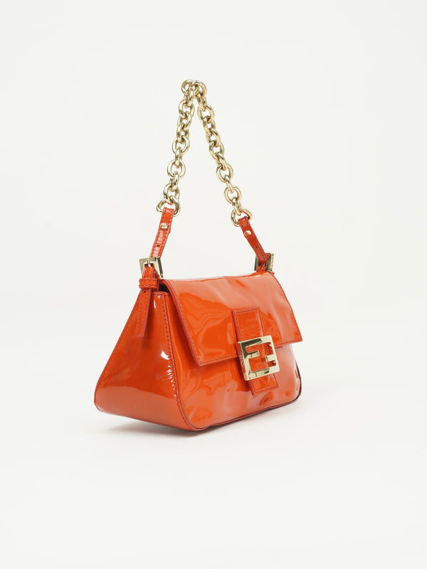 FENDI VINYL BAGUETTE BAG