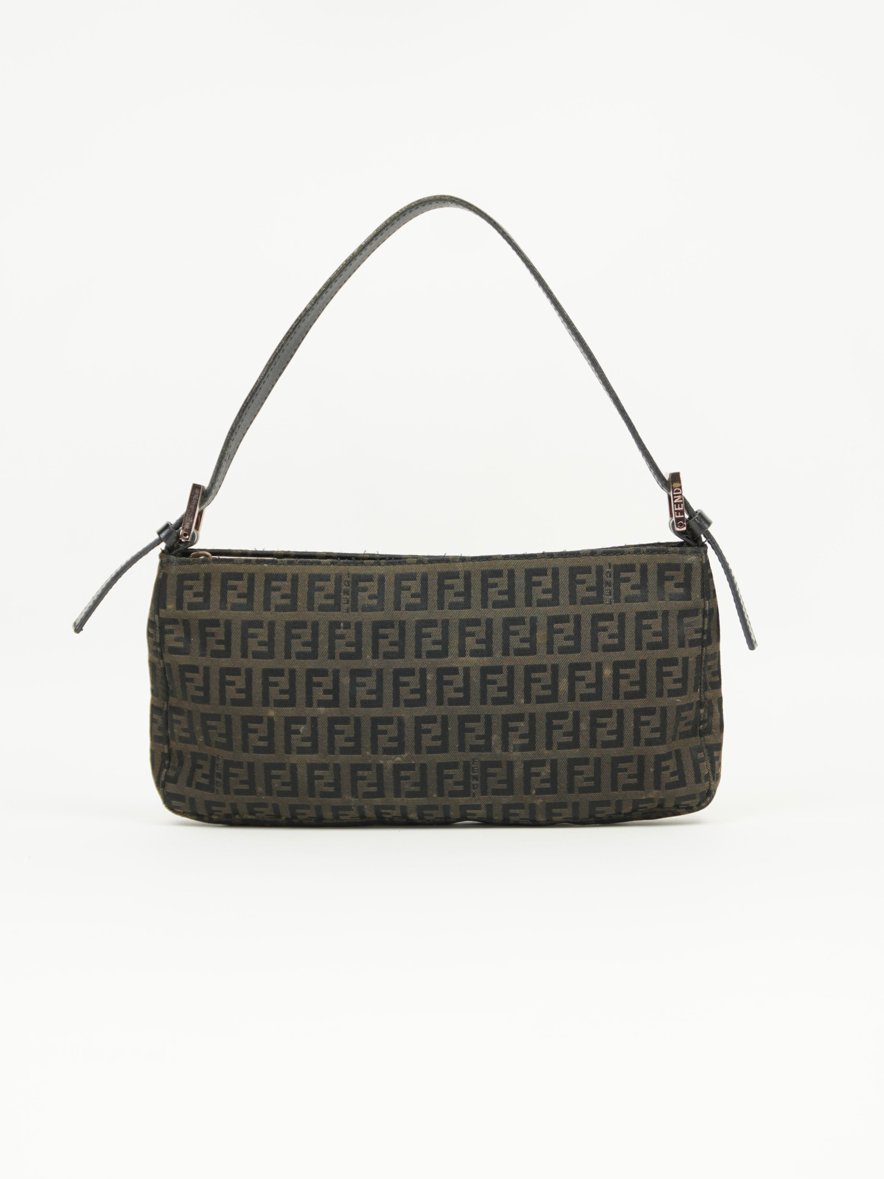 FENDI ZUCCA SHOULDER BAG