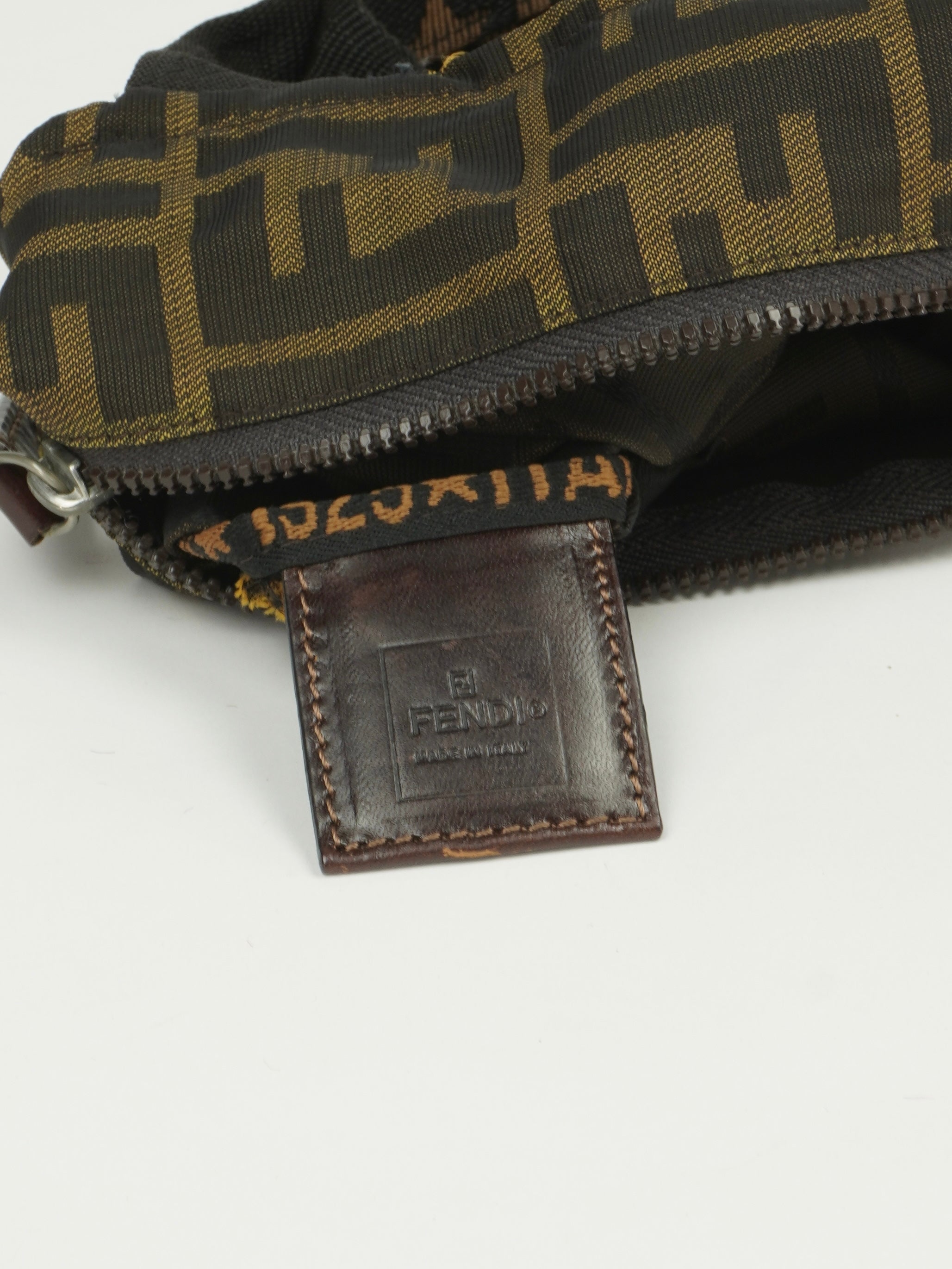 FENDI ZUCCA CLUTCH BAG