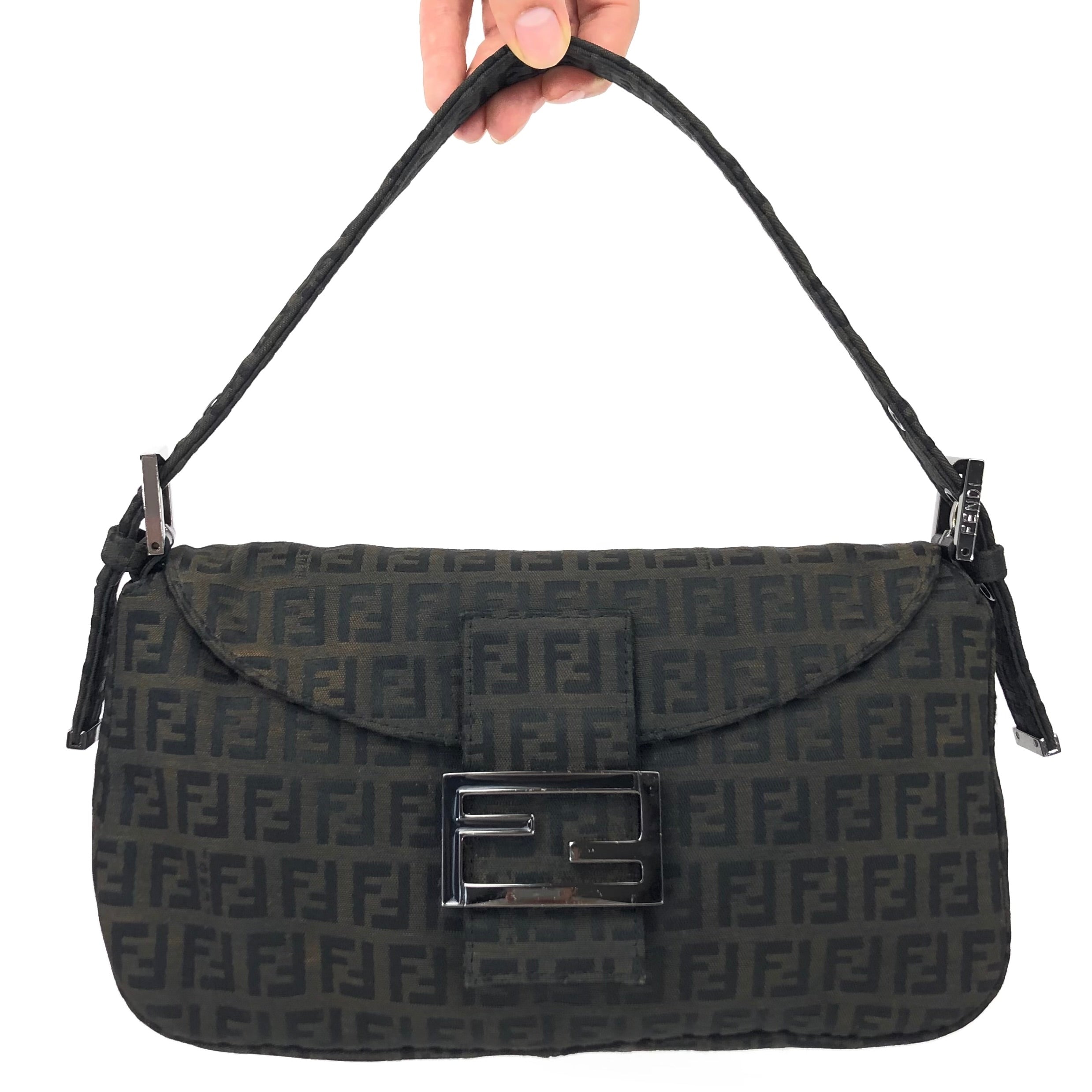 Fendi Zucca Baguette Bag