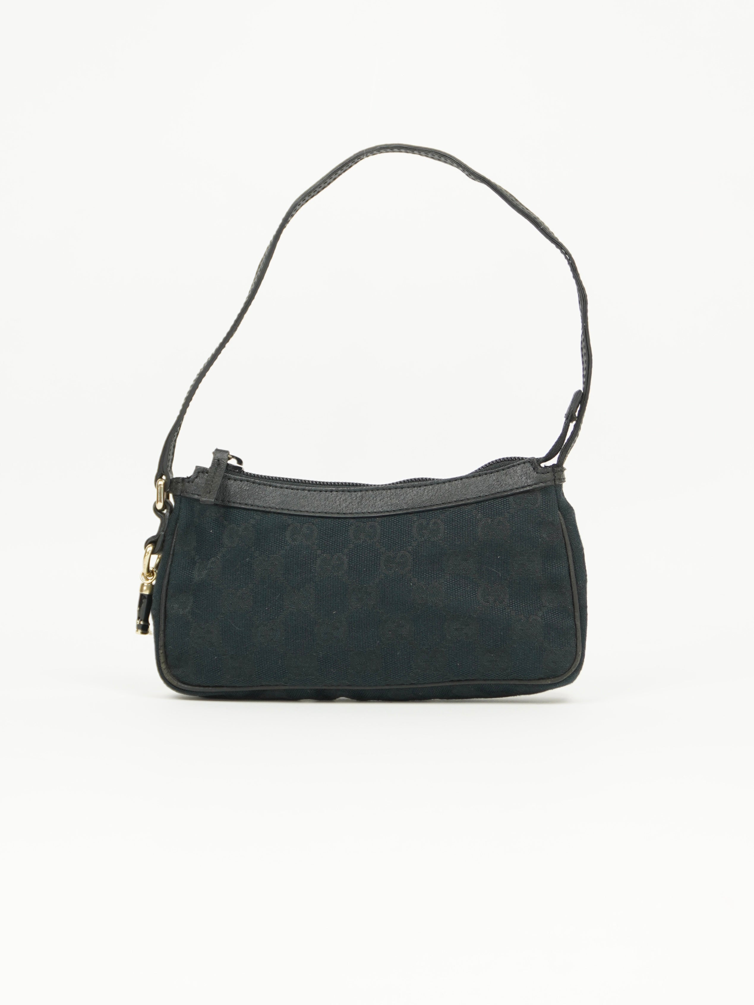 GUCCI MONOGRAM BOOT CHARM BAG
