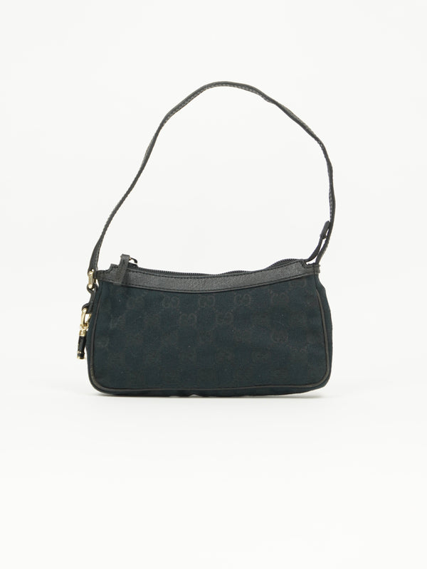 GUCCI MONOGRAM BOOT CHARM BAG