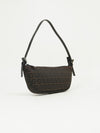 FENDI ZUCCA CRESCENT SHOULDER BAG