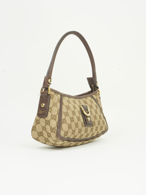 GUCCI MONOGRAM D RING BAG