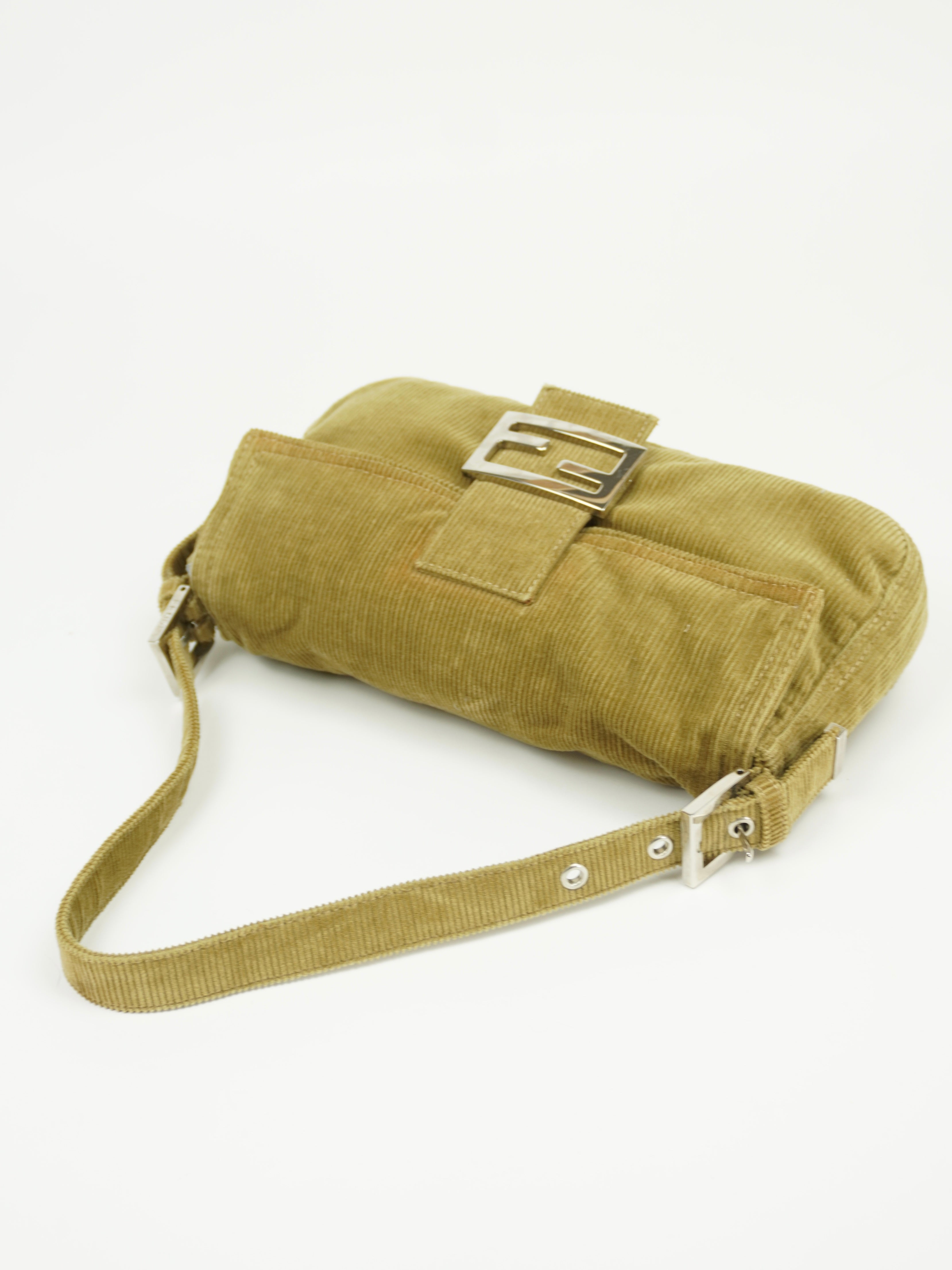 FENDI CORDUROY BAGUETTE