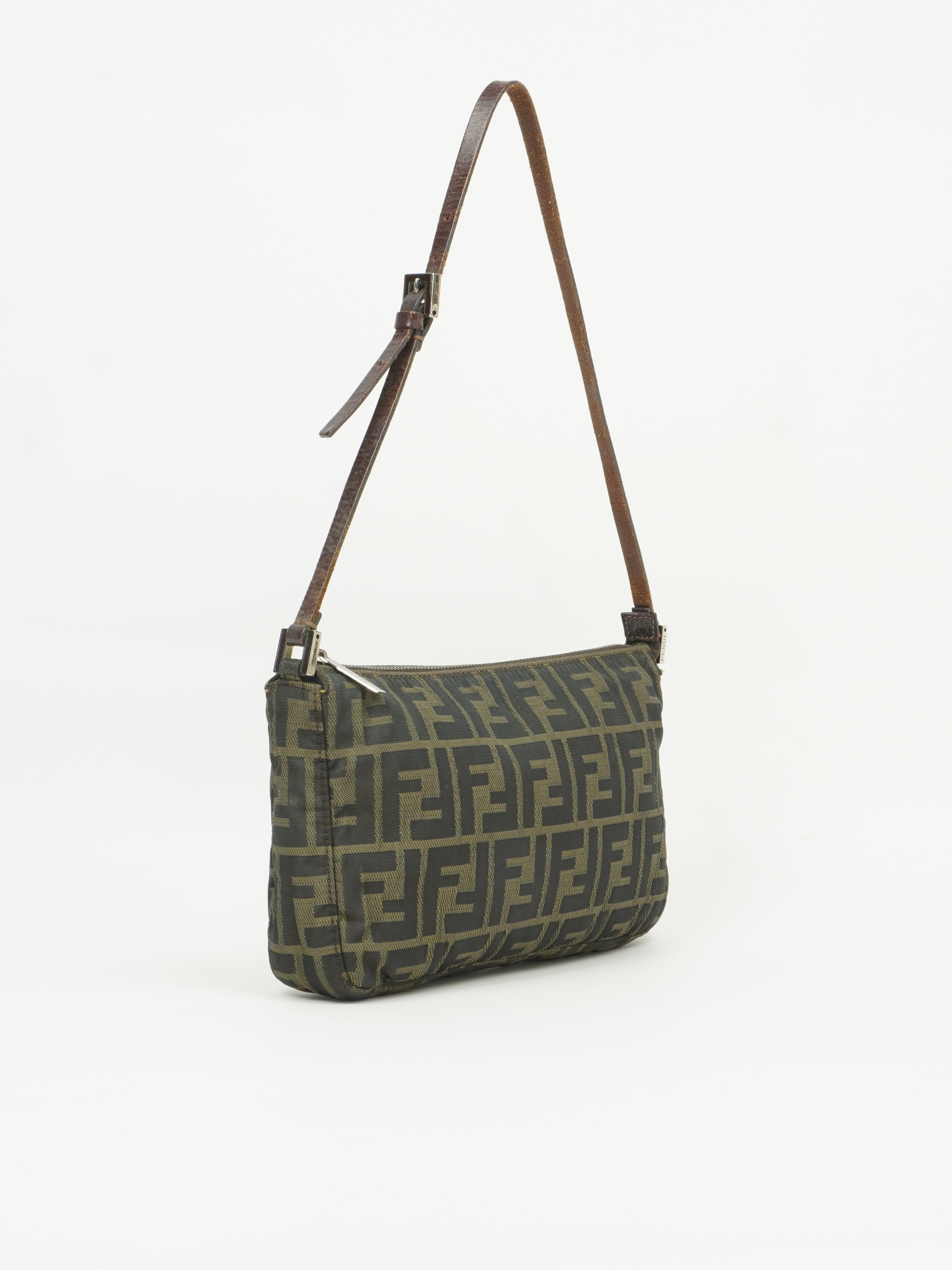 FENDI ZUCCA SHOULDER BAG