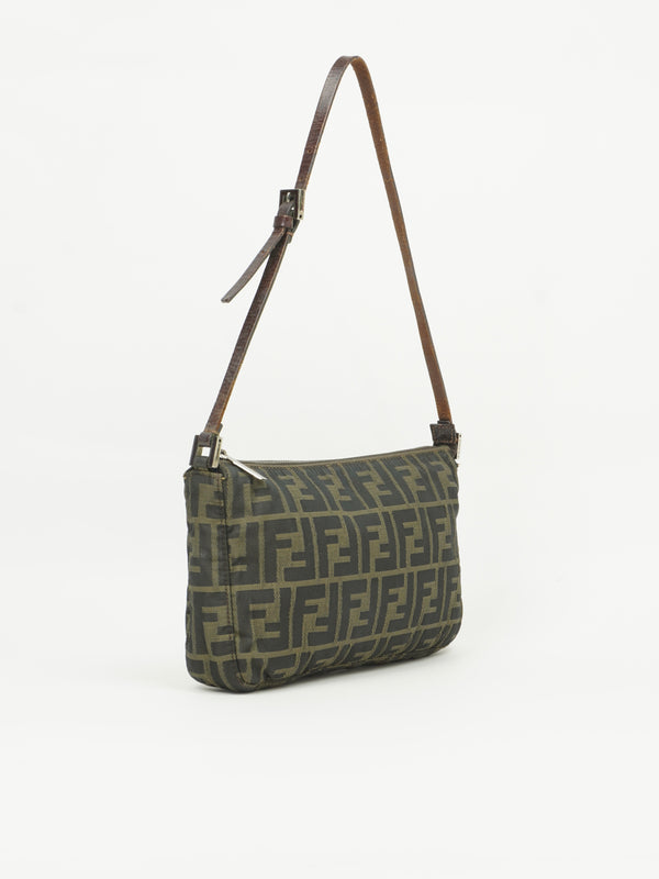 FENDI ZUCCA SHOULDER BAG