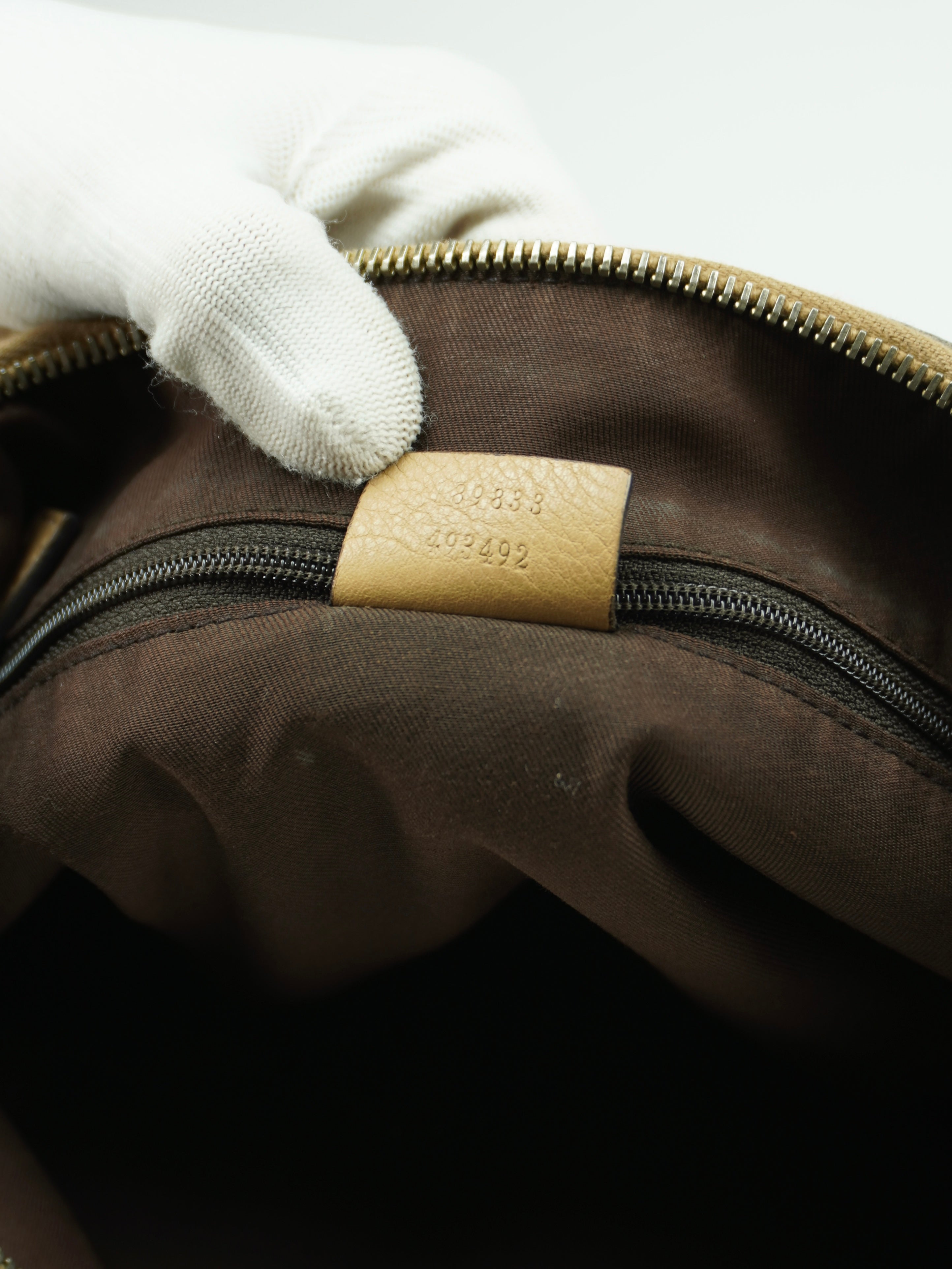 GUCCI MONOGRAM ABBEY BAG