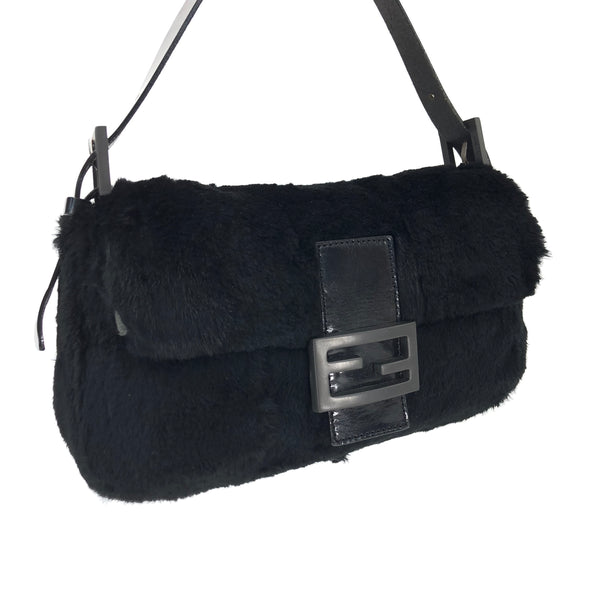 FENDI MINK FUR BAGUETTE BAG