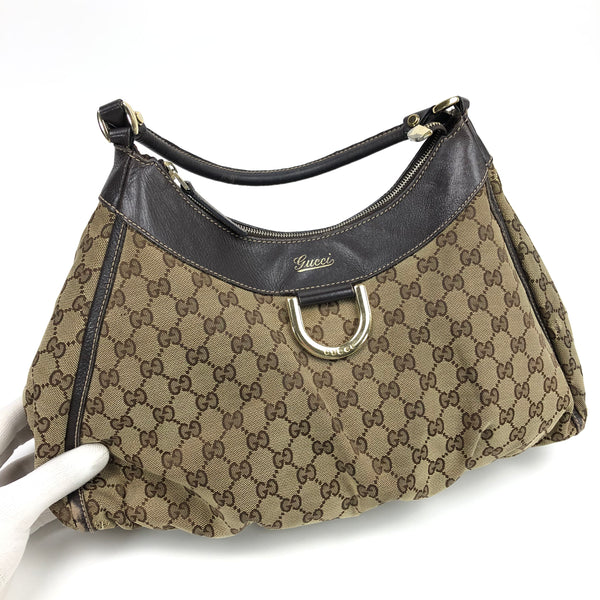 Gucci Monogram Abbey Shoulder Bag