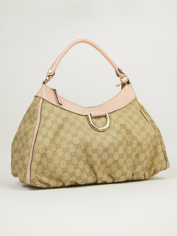 GUCCI MONOGRAM ABBEY BAG