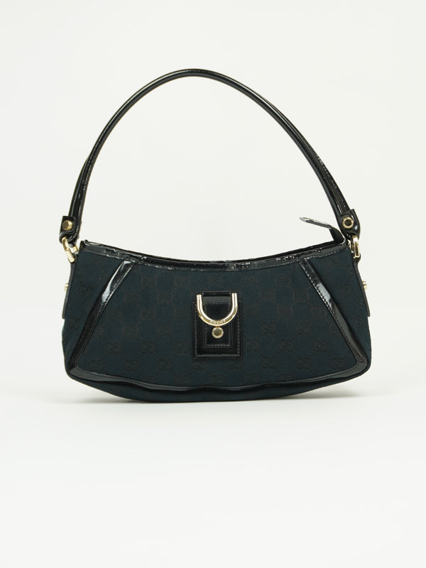 GUCCI MONOGRAM D RING BAG