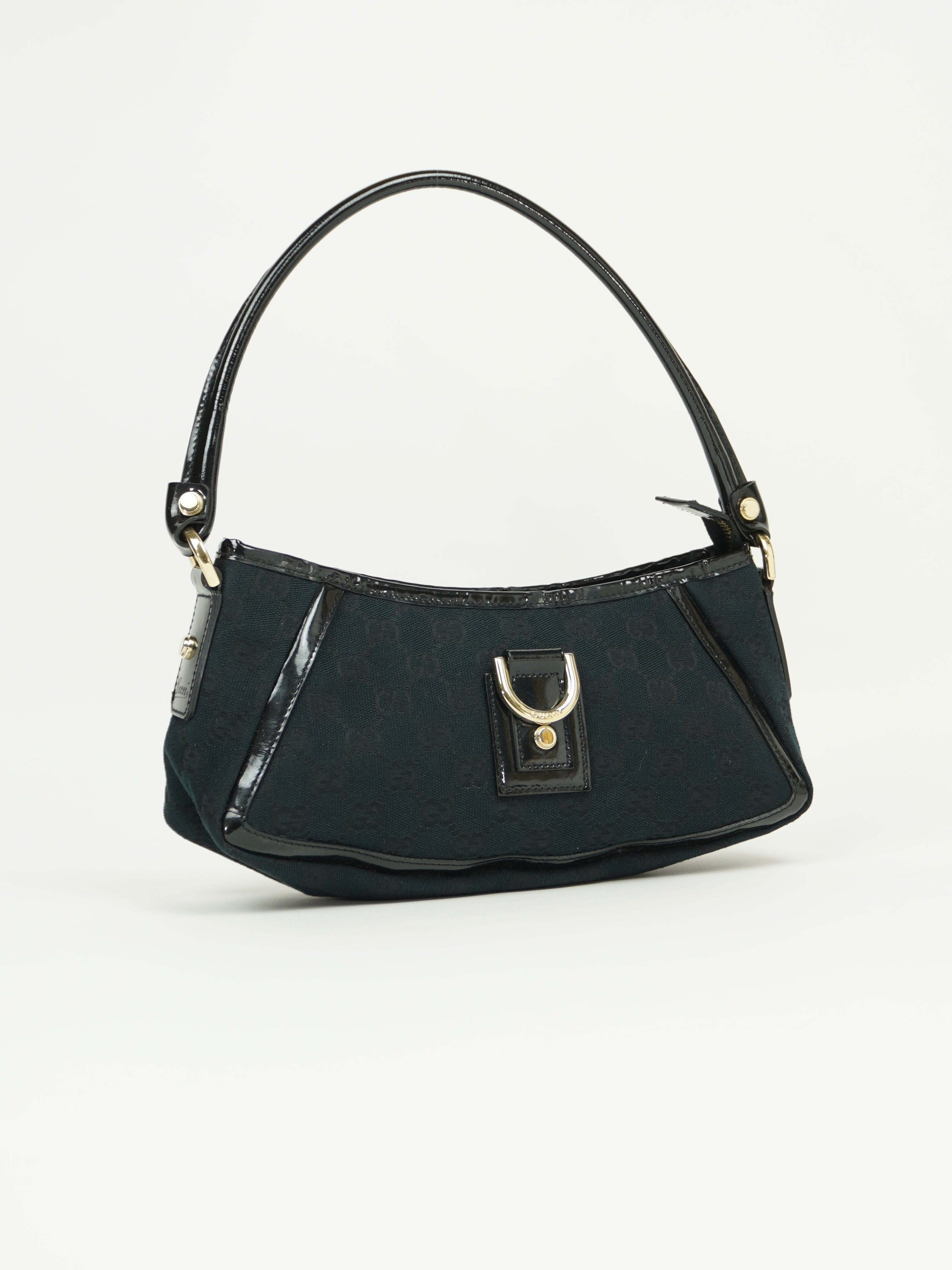 GUCCI MONOGRAM D RING BAG