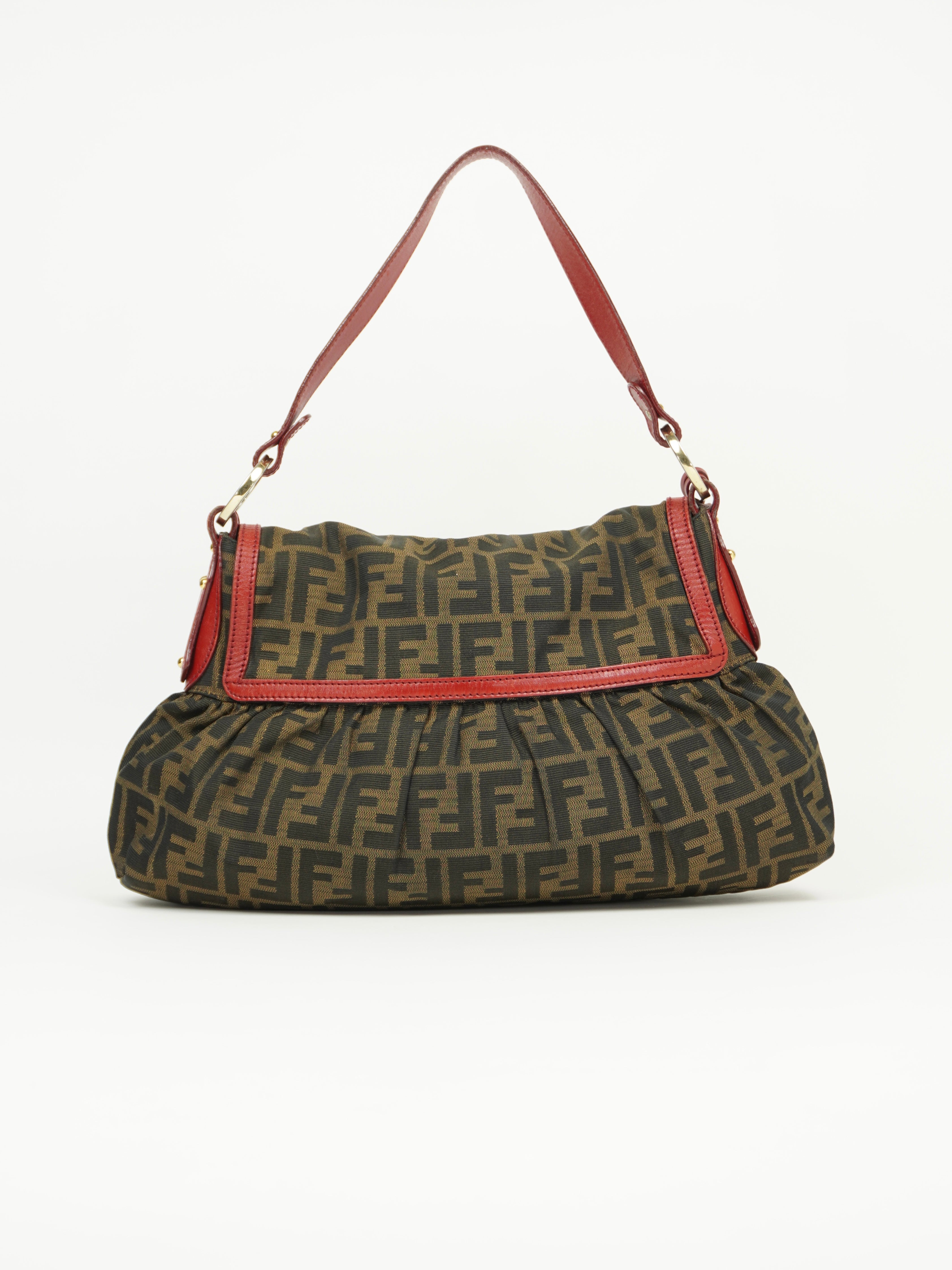 FENDI ZUCCA SHOULDER BAG