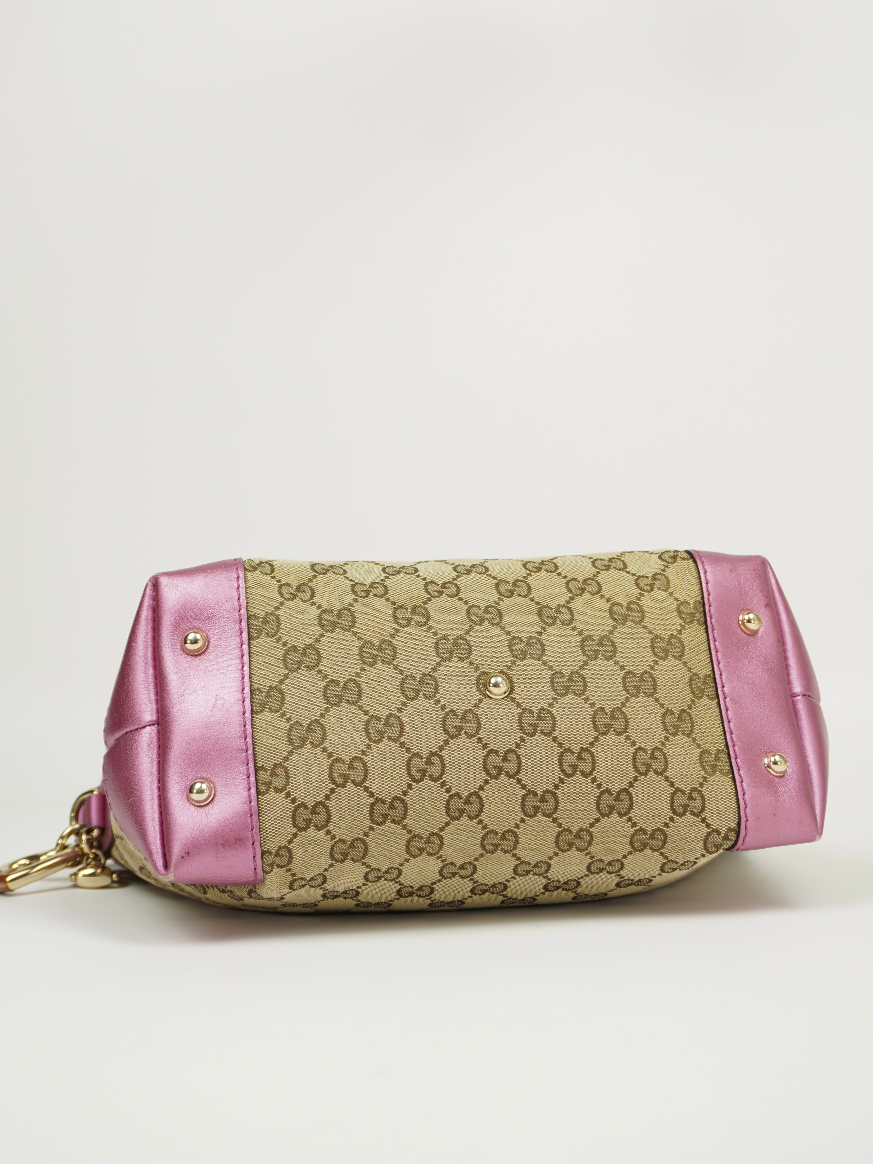 GUCCI MONOGRAM CHARM BAG
