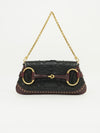 GUCCI TOM FORD HORSEBIT PYTHON CHAIN BAG