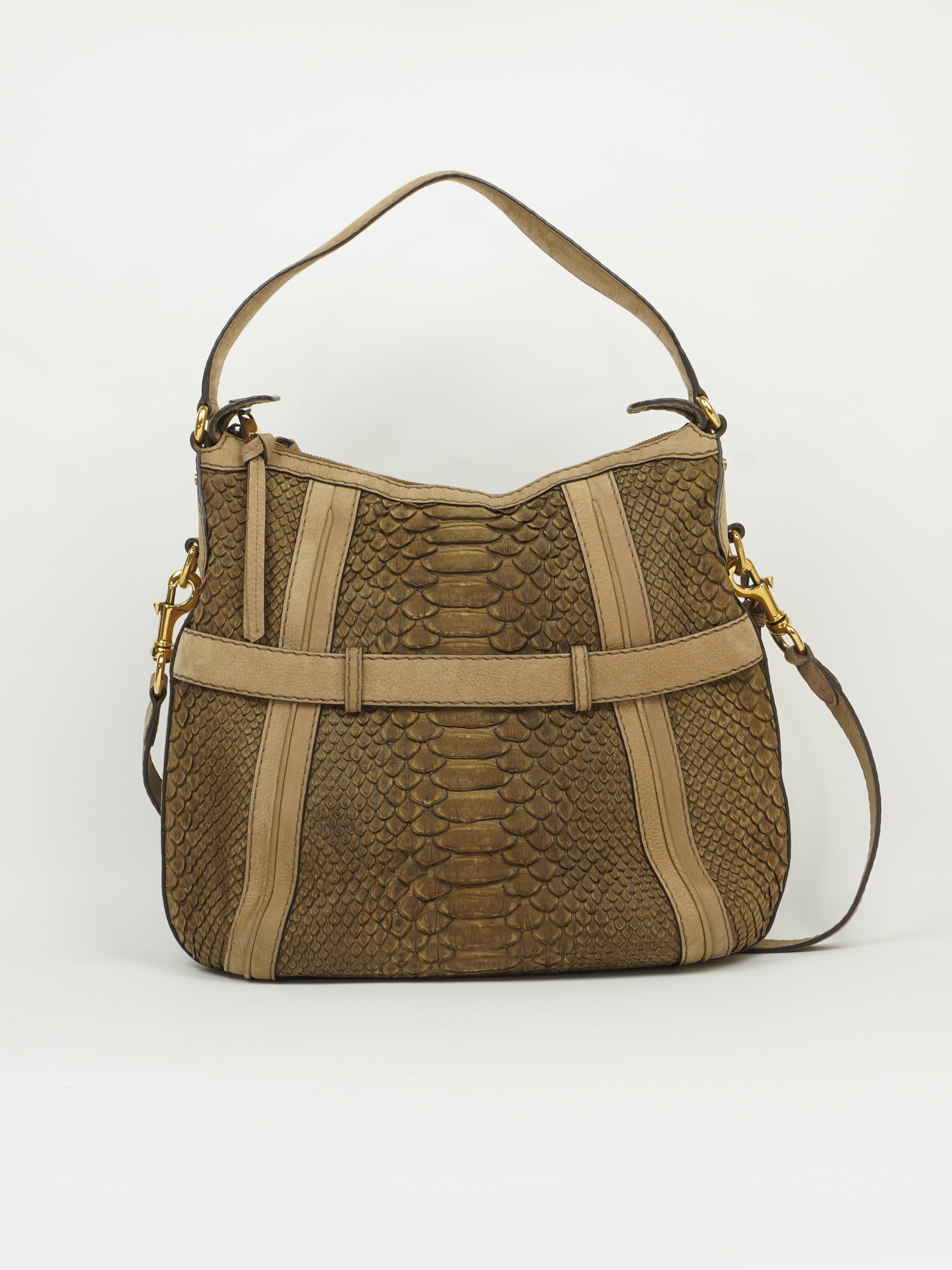 GUCCI SNAKESKIN HOBO BAG