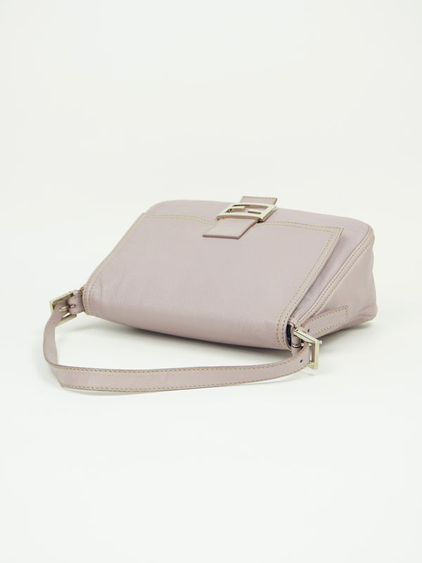 FENDI MAMA LILAC LEATHER BAGUETTE