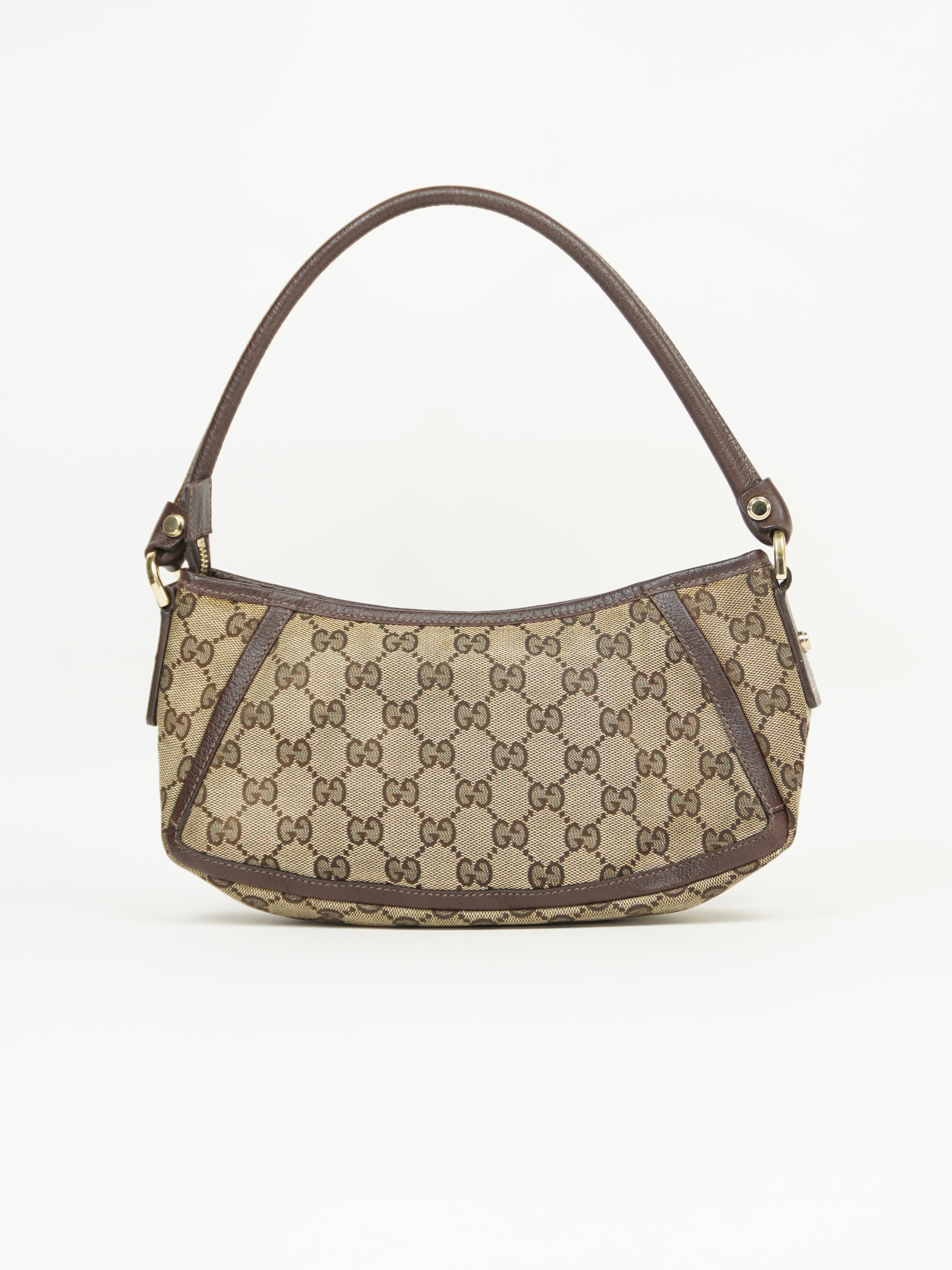 GUCCI MONOGRAM D RING BAG